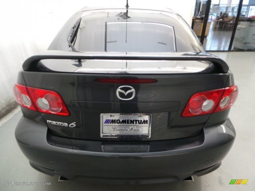 2005 MAZDA6 i Sport Hatchback - Steel Gray Metallic / Gray photo #5