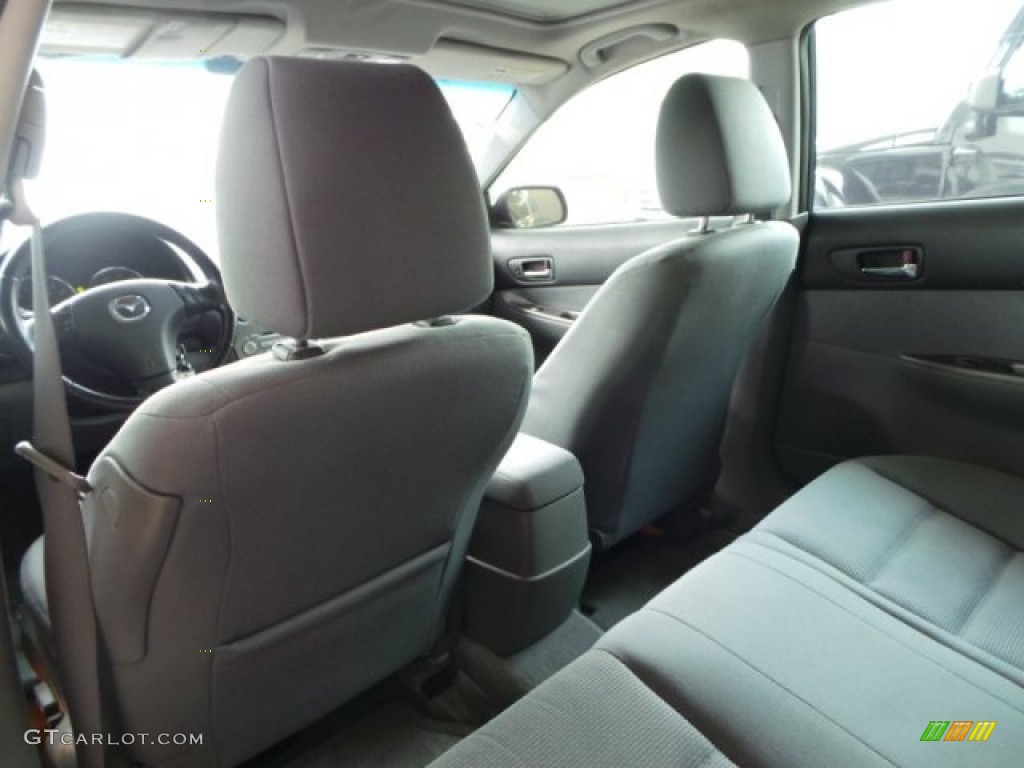 2005 MAZDA6 i Sport Hatchback - Steel Gray Metallic / Gray photo #29