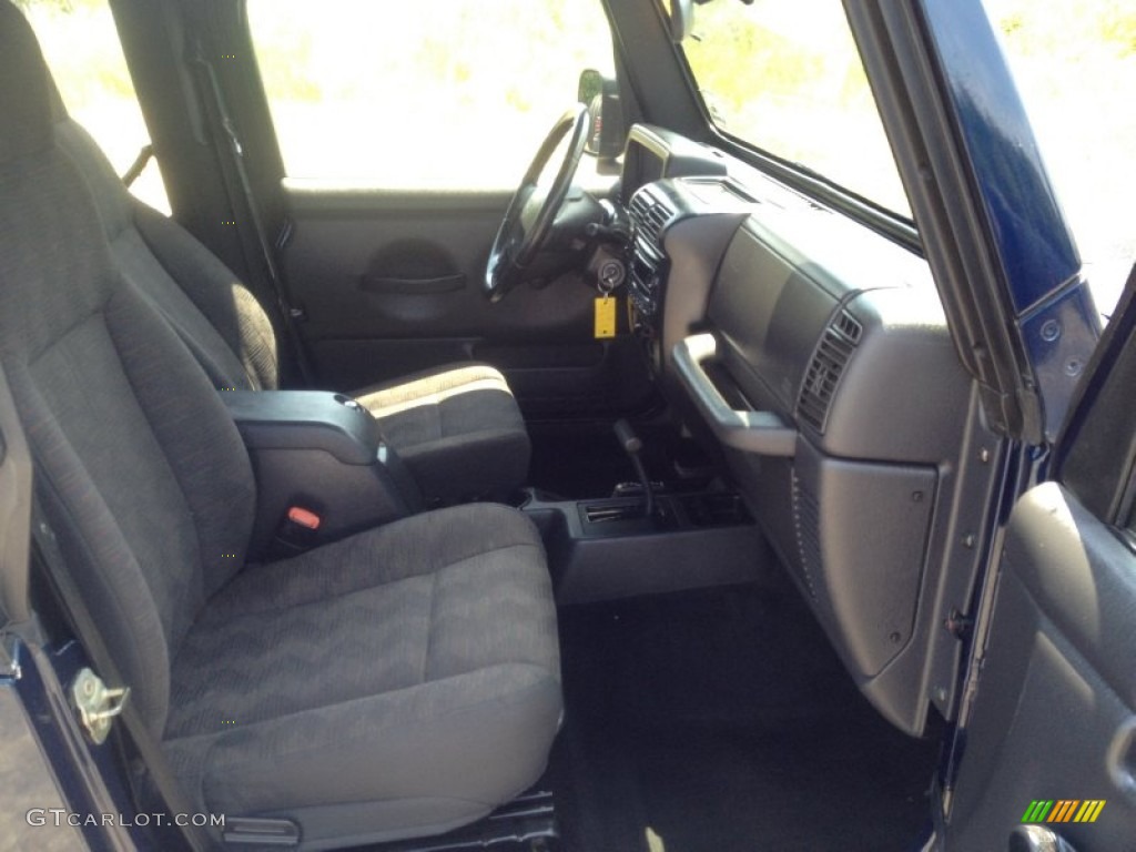 2003 Wrangler Sport 4x4 - Patriot Blue / Dark Slate Gray photo #11