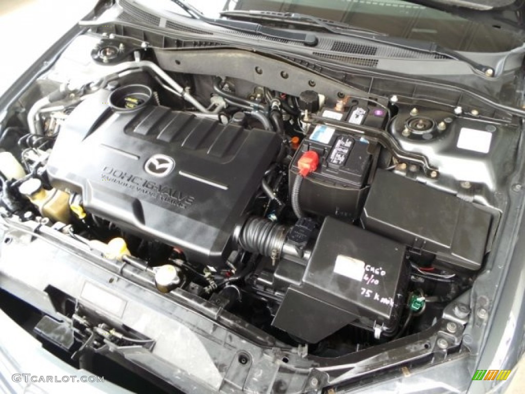 2005 MAZDA6 i Sport Hatchback - Steel Gray Metallic / Gray photo #41