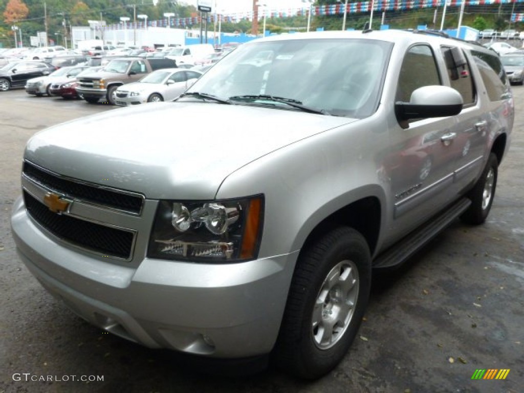 Silver Ice Metallic 2014 Chevrolet Suburban LT 4x4 Exterior Photo #95186921