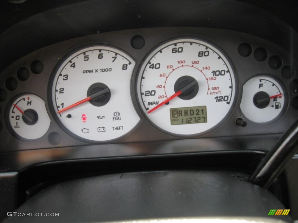 2001 Ford Escape XLT V6 4WD Gauges Photos