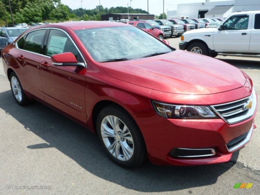 2015 Impala LT - Crystal Red Tintcoat / Jet Black photo #7