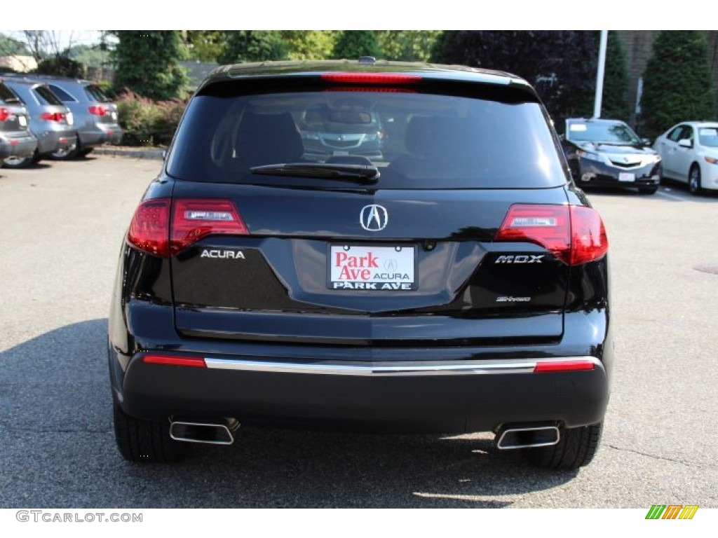 2011 MDX Technology - Crystal Black Pearl / Parchment photo #4