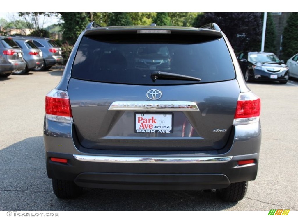 2012 Highlander SE 4WD - Magnetic Gray Metallic / Black photo #4