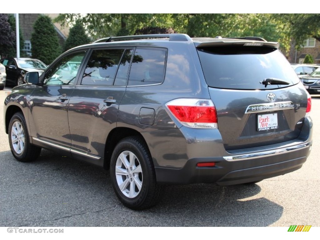 2012 Highlander SE 4WD - Magnetic Gray Metallic / Black photo #5