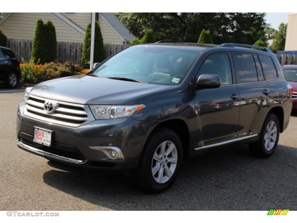 2012 Highlander SE 4WD - Magnetic Gray Metallic / Black photo #7