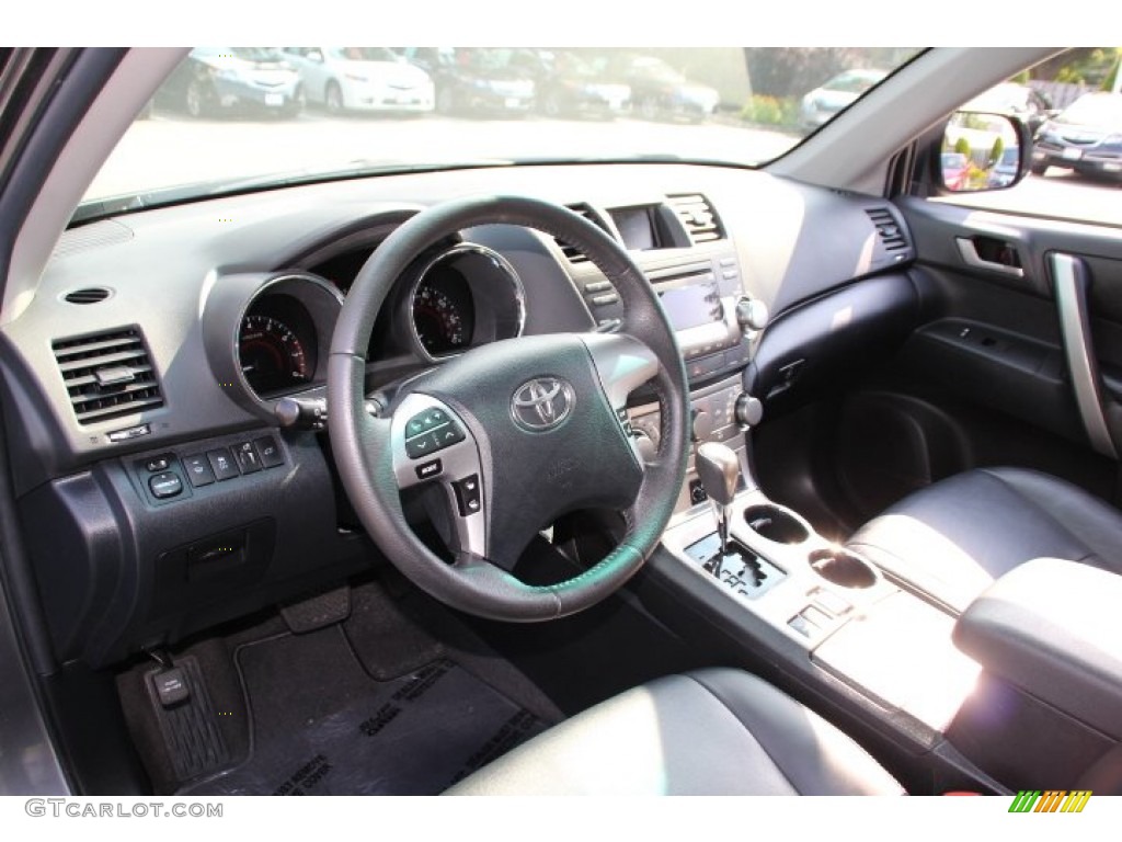 2012 Highlander SE 4WD - Magnetic Gray Metallic / Black photo #10