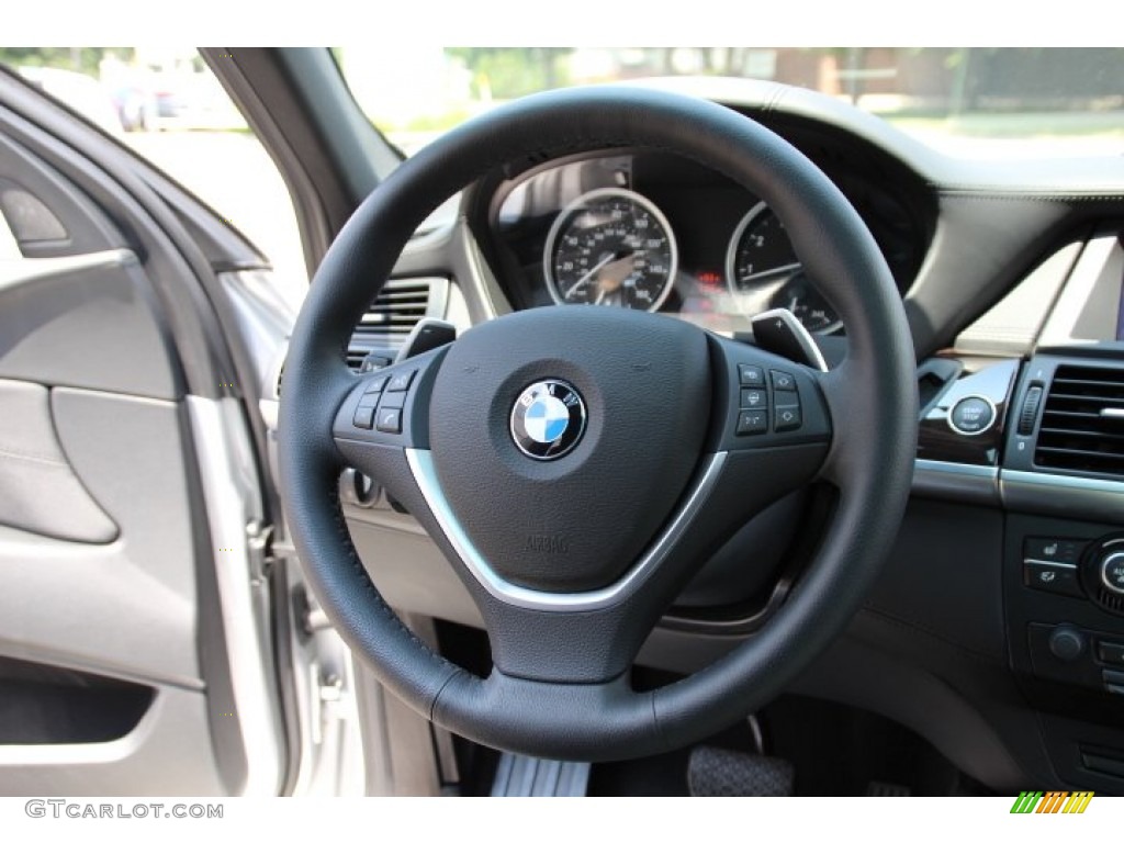 2014 X6 xDrive35i - Titanium Silver Metallic / Black photo #17