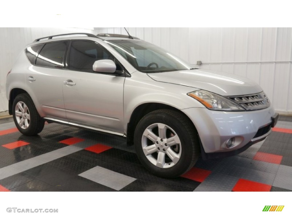 2006 Murano SL AWD - Brilliant Silver Metallic / Charcoal photo #14