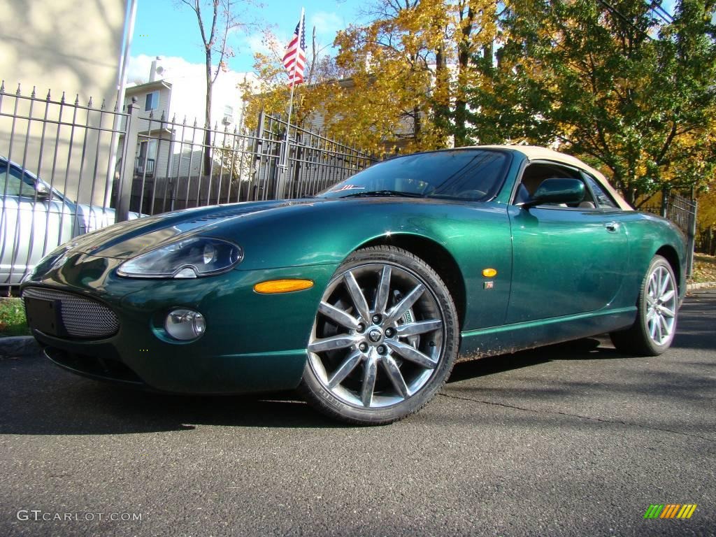 2006 XK XKR Convertible - Jaguar Racing Green Metallic / Ivory photo #1