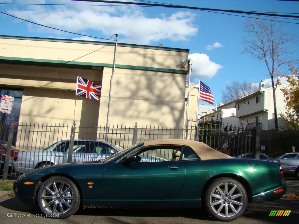 2006 XK XKR Convertible - Jaguar Racing Green Metallic / Ivory photo #2