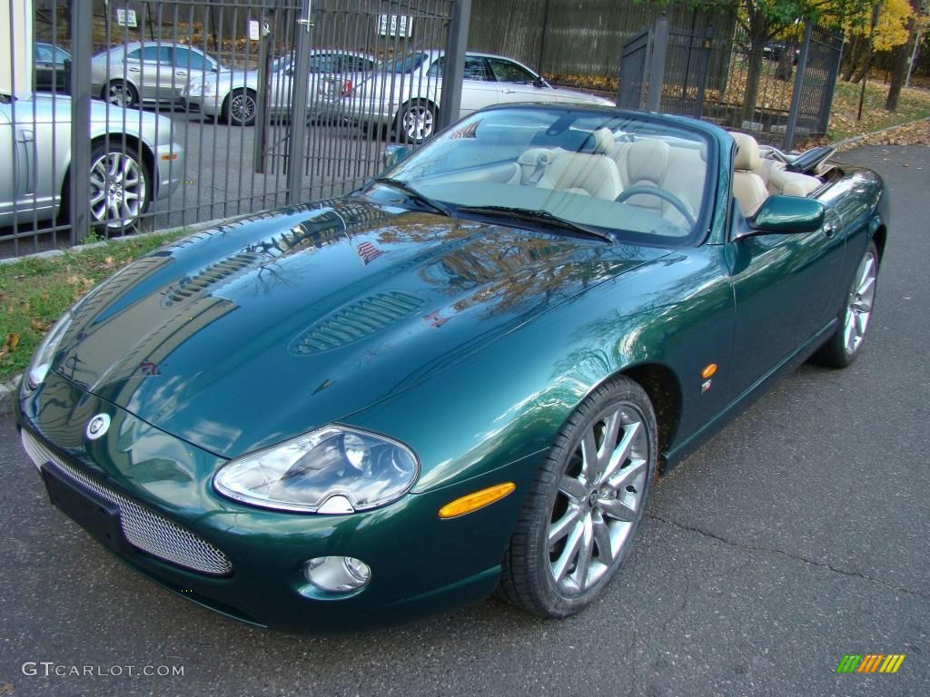 2006 XK XKR Convertible - Jaguar Racing Green Metallic / Ivory photo #8