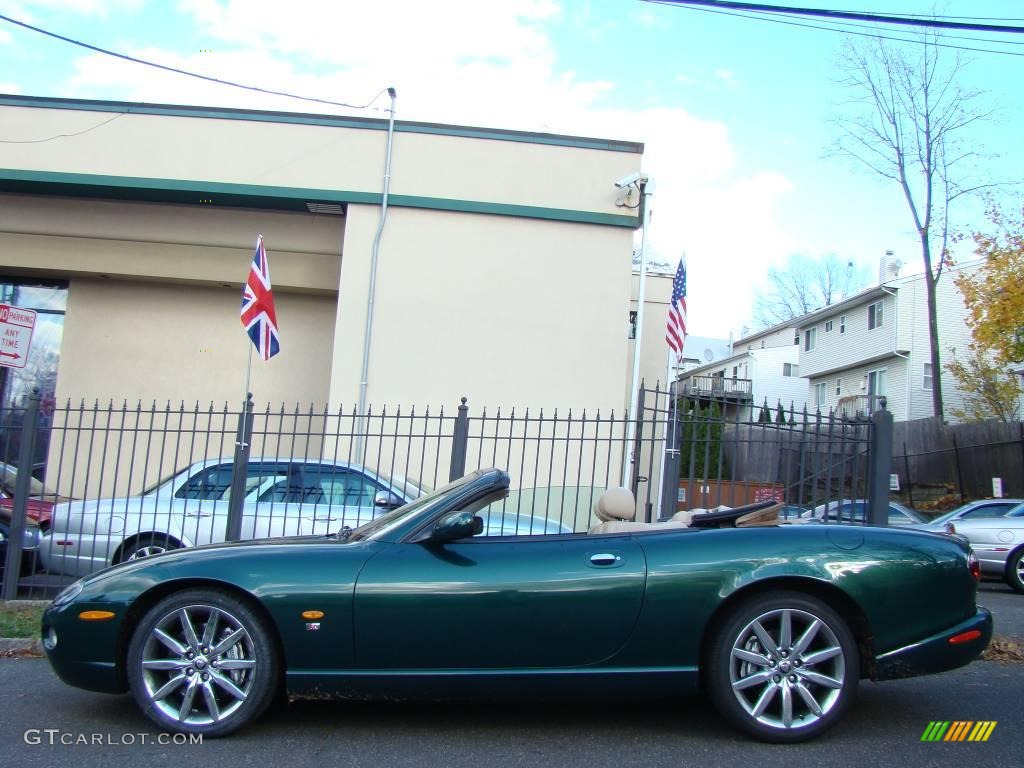 2006 XK XKR Convertible - Jaguar Racing Green Metallic / Ivory photo #9