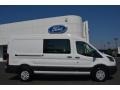Oxford White 2015 Ford Transit Van 150 MR Long Exterior