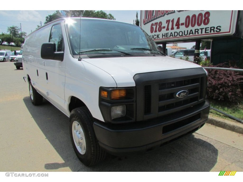 2014 E-Series Van E250 Cargo Van - Oxford White / Medium Flint photo #6