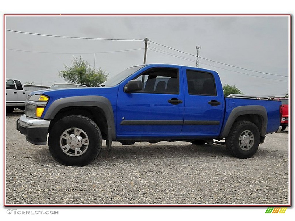 2007 Colorado LT Crew Cab - Pace Blue / Very Dark Pewter photo #1