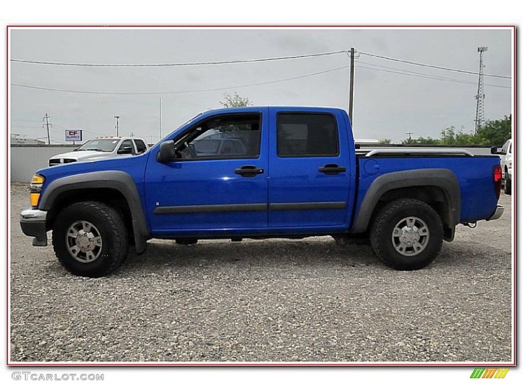 Pace Blue 2007 Chevrolet Colorado LT Crew Cab Exterior Photo #95199479