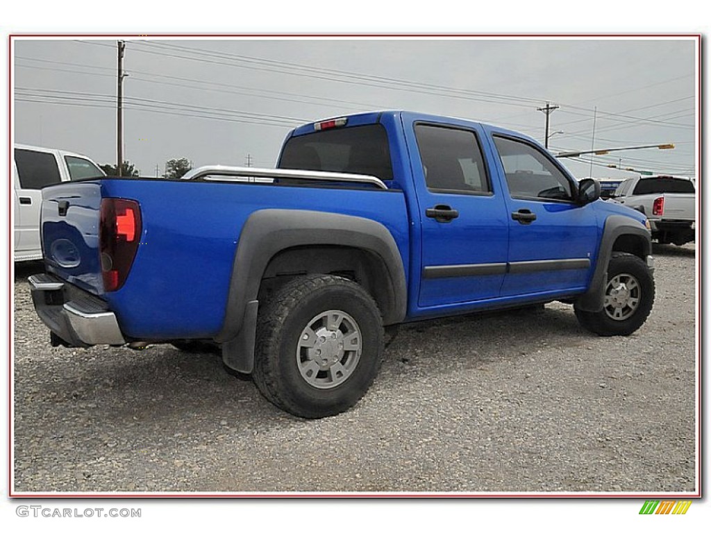 2007 Colorado LT Crew Cab - Pace Blue / Very Dark Pewter photo #8