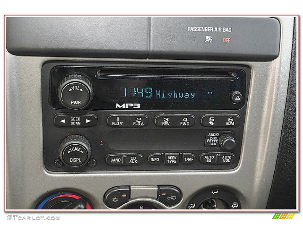2007 Chevrolet Colorado LT Crew Cab Audio System Photo #95200145