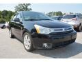 Black 2008 Ford Focus SES Sedan
