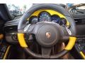 2013 Porsche 911 Black/Platinum Grey Interior Steering Wheel Photo