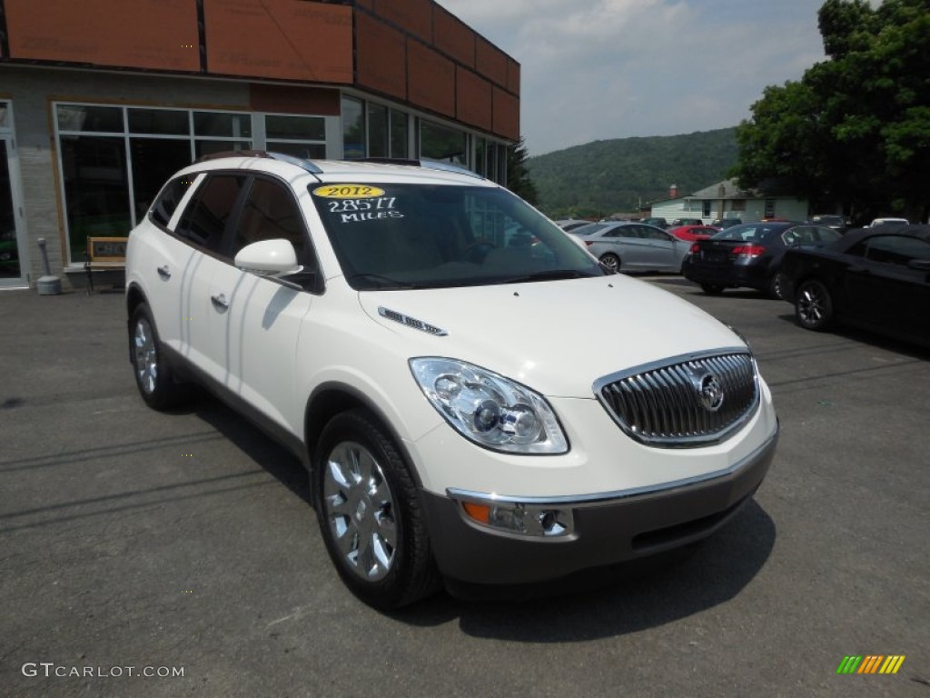 White Opal 2012 Buick Enclave FWD Exterior Photo #95202257