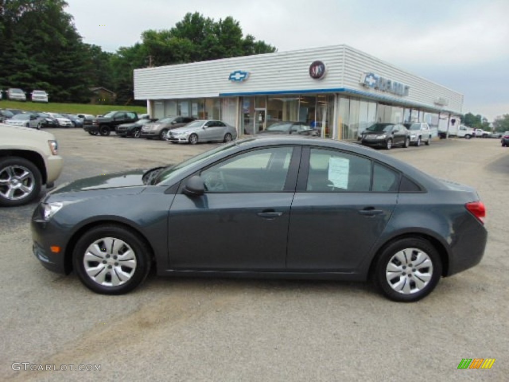 2013 Cruze LS - Cyber Gray Metallic / Jet Black/Medium Titanium photo #2