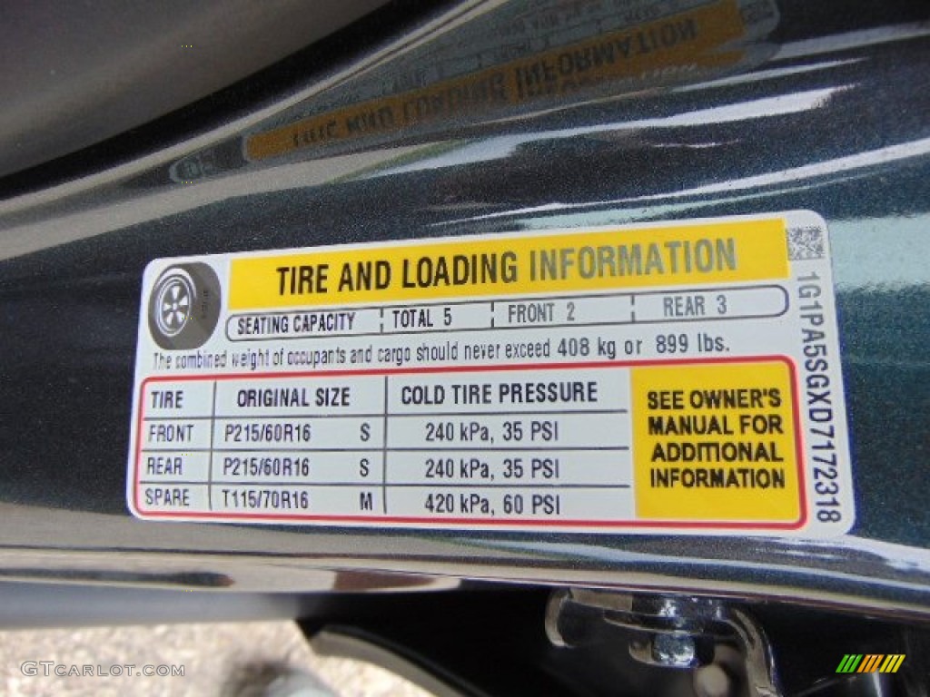 2013 Cruze LS - Cyber Gray Metallic / Jet Black/Medium Titanium photo #32