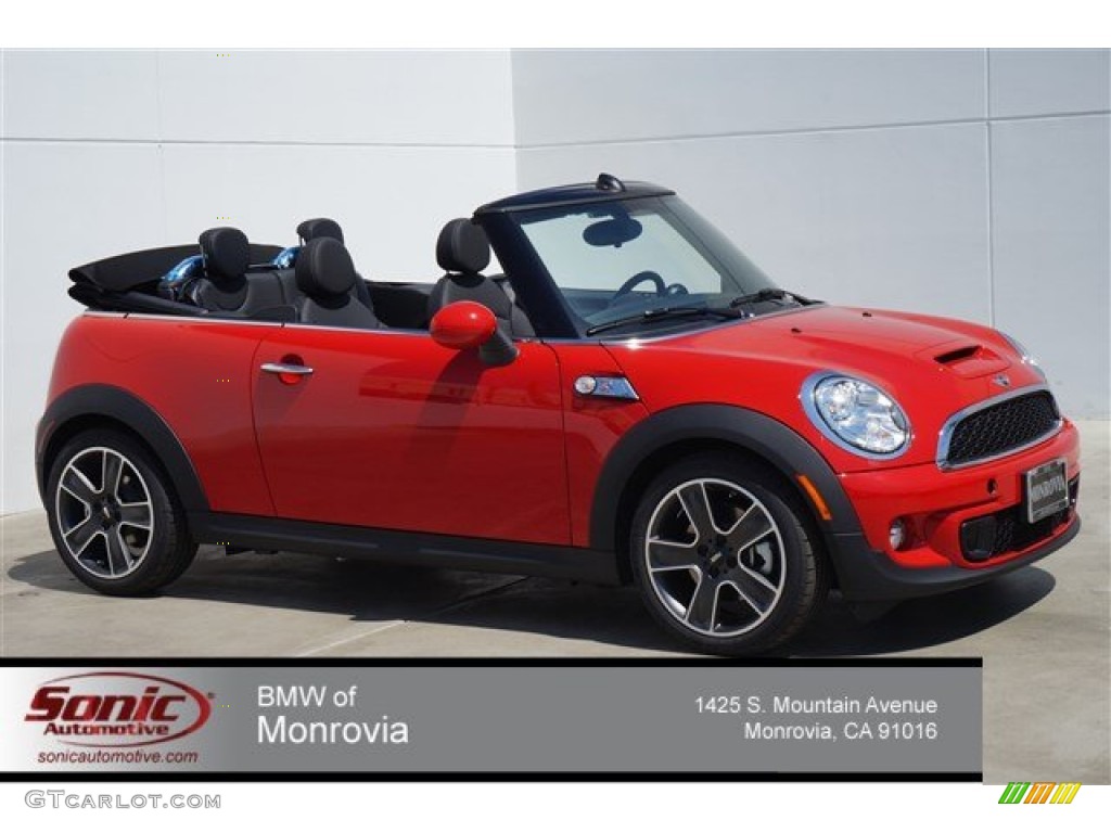 2014 Chili Red Mini Cooper S Convertible 95172036