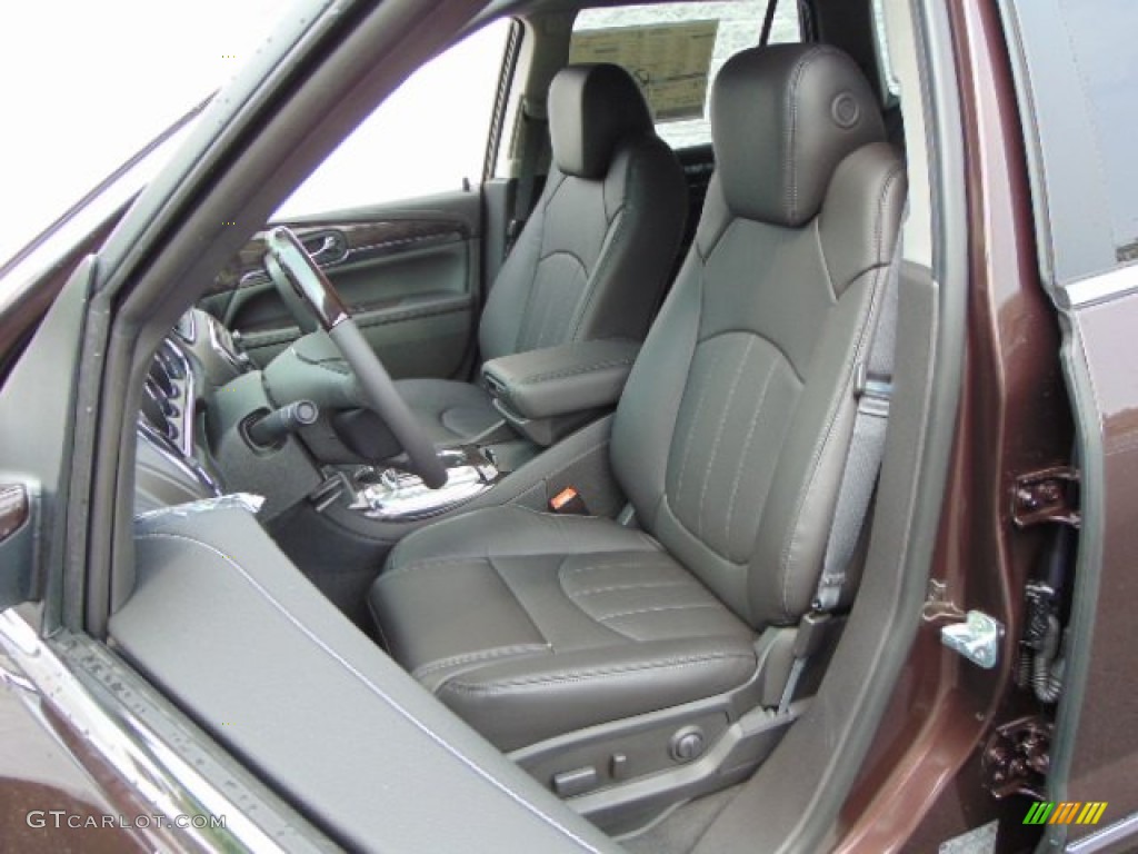 2015 Enclave Leather AWD - Dark Chocolate Metallic / Ebony/Ebony photo #11