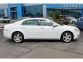 White Diamond Tricoat 2010 Chevrolet Malibu LT Sedan