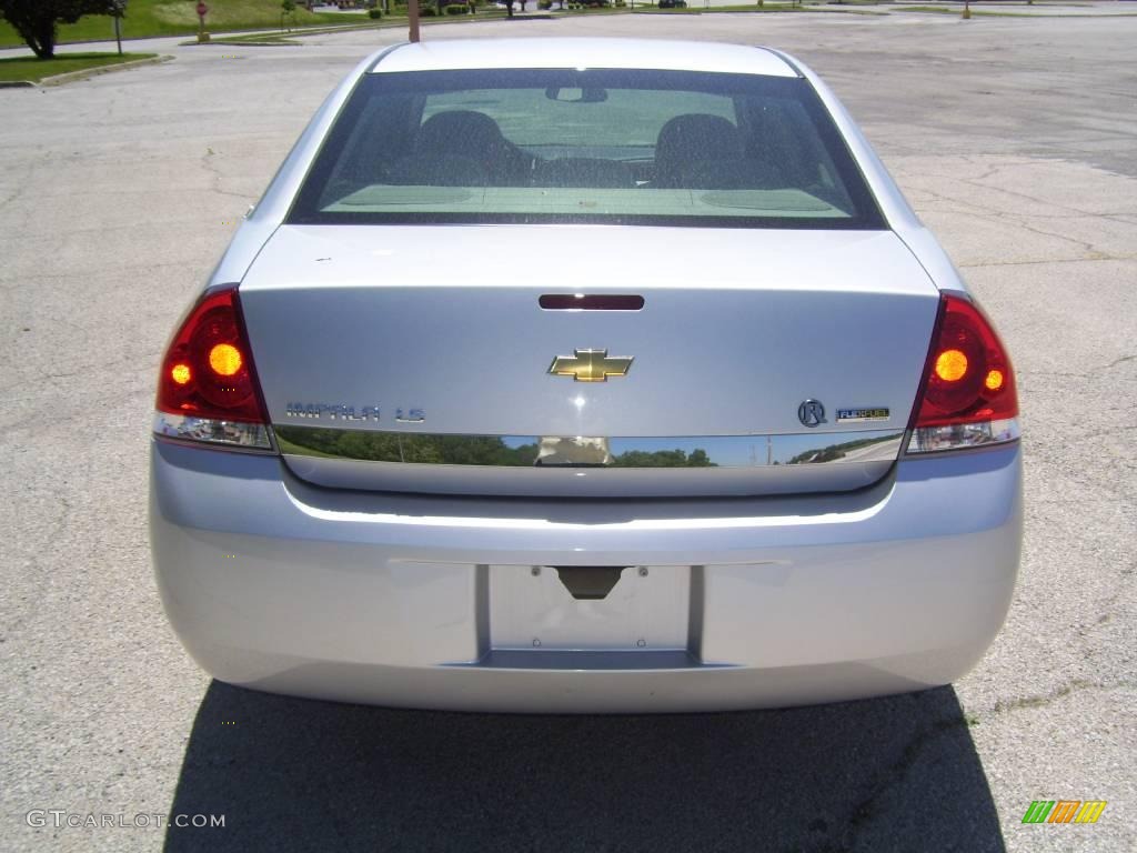 2009 Impala LS - Silver Ice Metallic / Gray photo #7