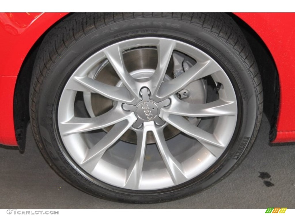 2014 A5 2.0T quattro Coupe - Brilliant Red / Titanium Gray photo #4