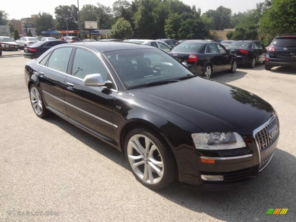 2008 S8 5.2 quattro - Brilliant Black / Black photo #1