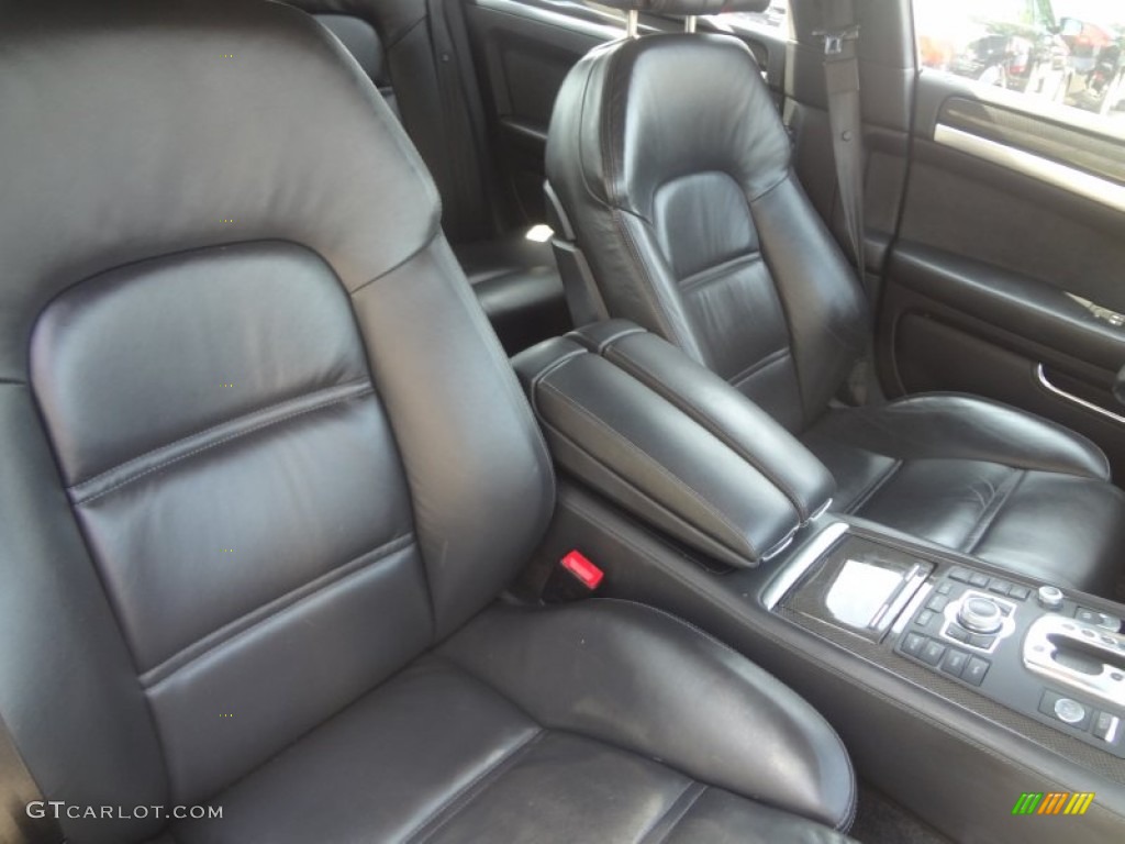 2008 S8 5.2 quattro - Brilliant Black / Black photo #11