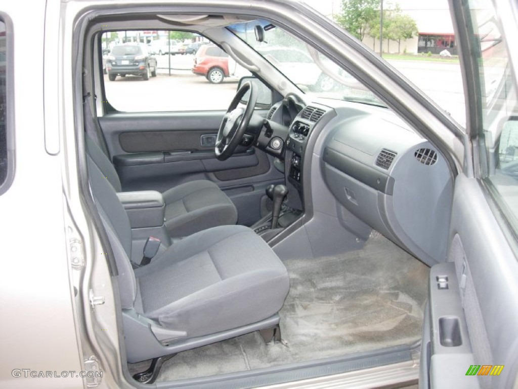 2004 Frontier XE V6 Crew Cab 4x4 - Granite Metallic / Gray photo #9