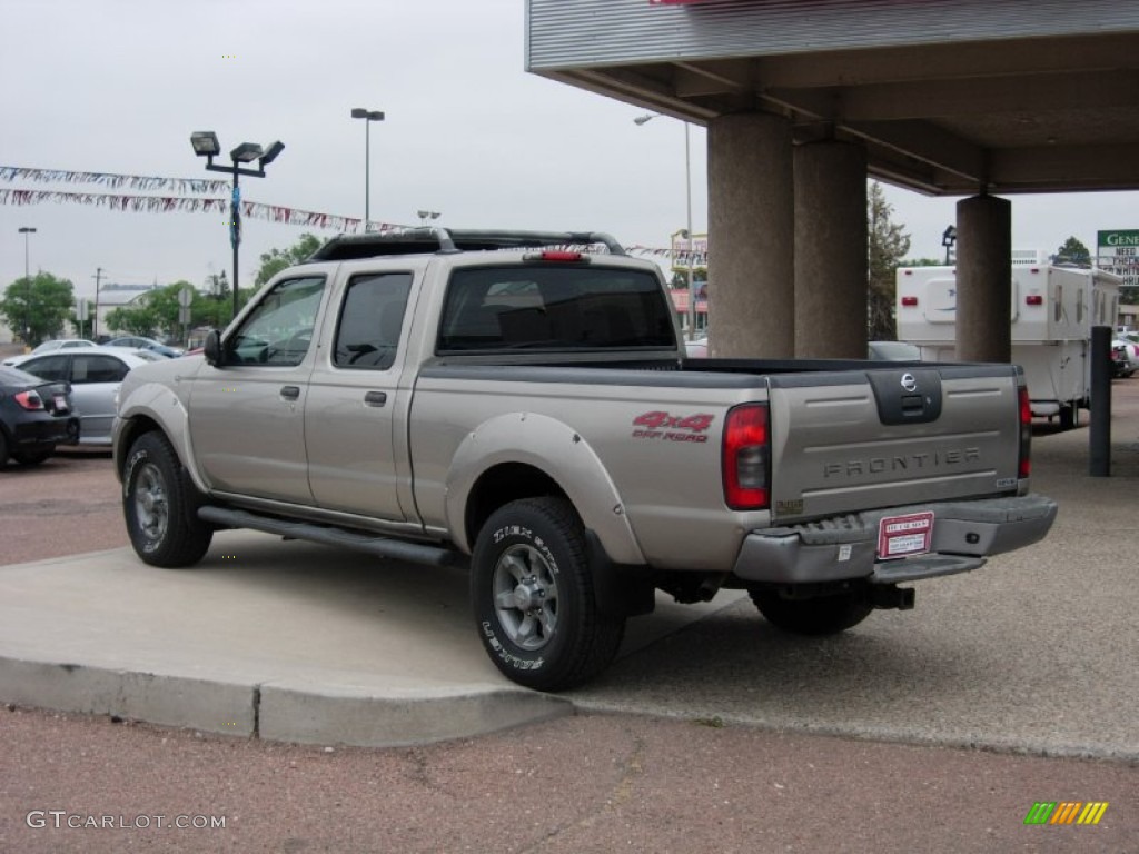 2004 Frontier XE V6 Crew Cab 4x4 - Granite Metallic / Gray photo #13