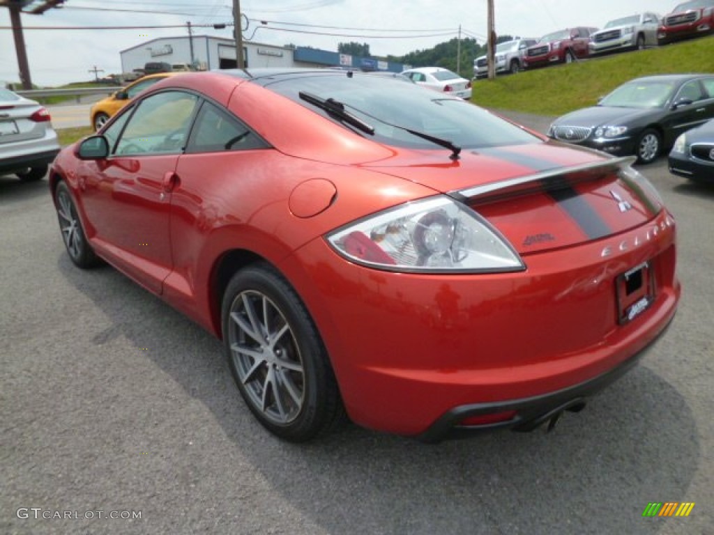 2012 Eclipse SE Coupe - Sunset Pearlescent / Dark Charcoal photo #5