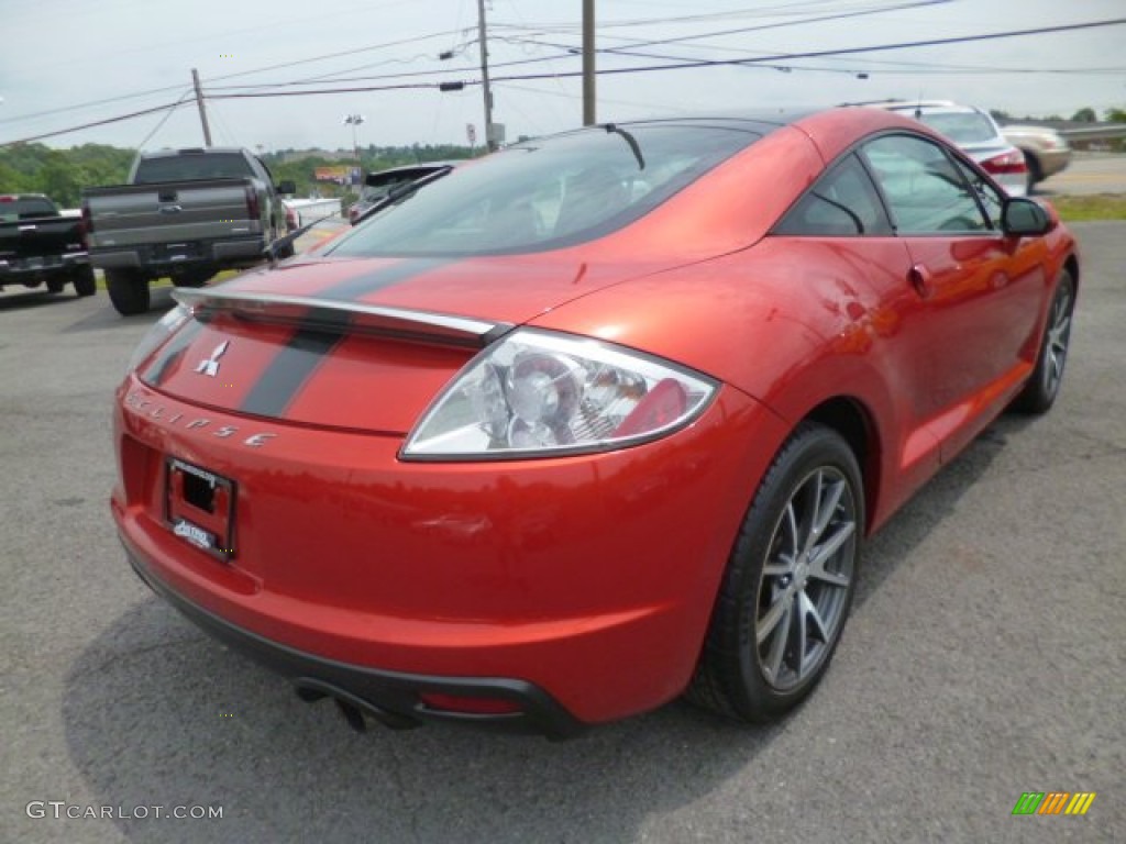 2012 Eclipse SE Coupe - Sunset Pearlescent / Dark Charcoal photo #7