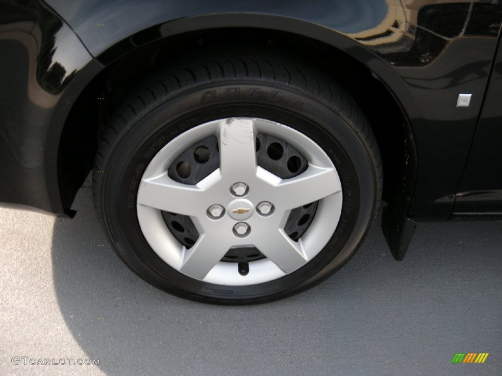 2007 Cobalt LS Coupe - Black / Gray photo #12