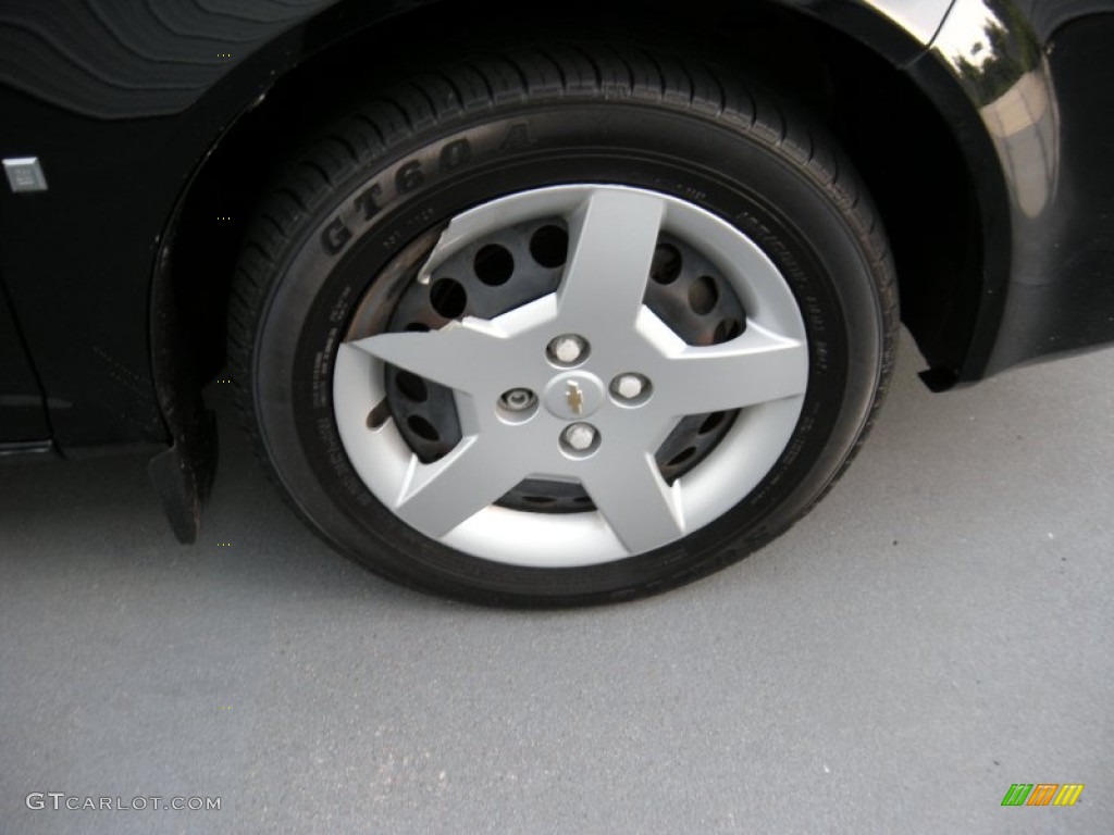 2007 Cobalt LS Coupe - Black / Gray photo #15