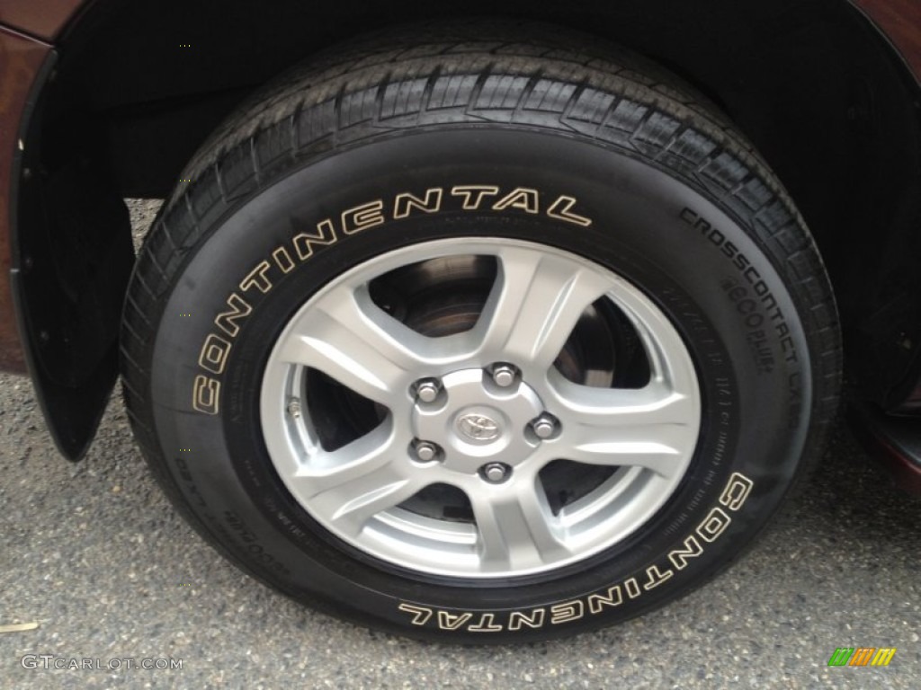 2008 Sequoia SR5 4WD - Cassis Red Pearl / Sand Beige photo #7