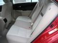 2014 Toyota Camry Ivory Interior Rear Seat Photo