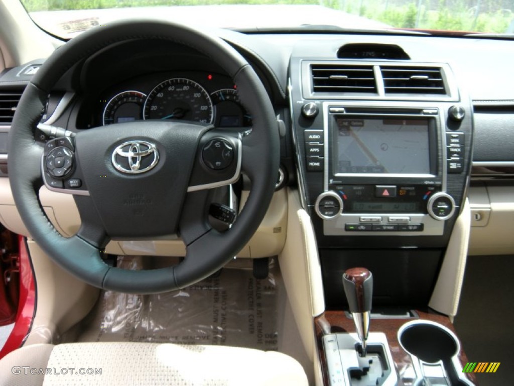 2014 Camry XLE - Barcelona Red Metallic / Ivory photo #26