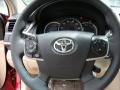 2014 Toyota Camry Ivory Interior Steering Wheel Photo