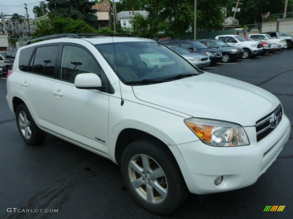 Blizzard White Pearl 2007 Toyota RAV4 Limited 4WD Exterior Photo #95217585