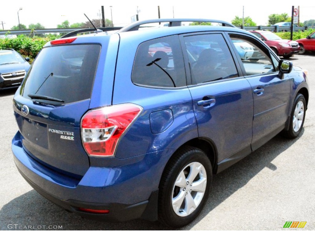 2014 Forester 2.5i Premium - Marine Blue Pearl / Platinum photo #6