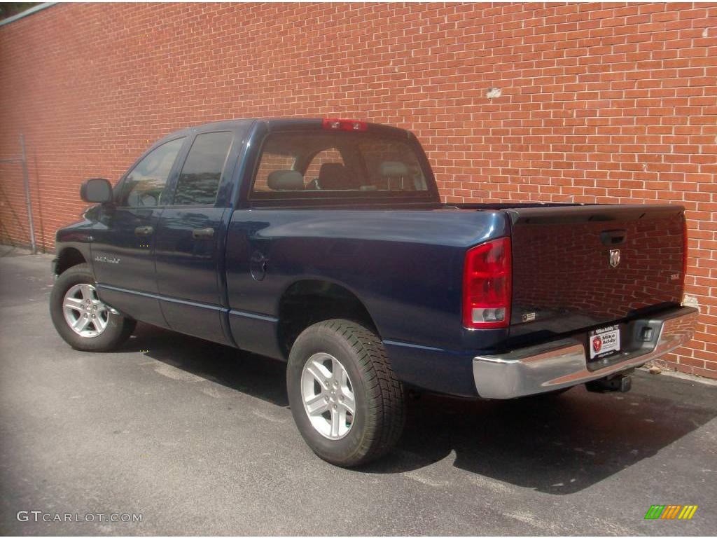 2006 Ram 1500 SLT Quad Cab - Patriot Blue Pearl / Medium Slate Gray photo #3