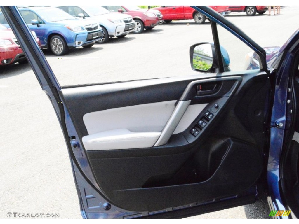 2014 Forester 2.5i Premium - Marine Blue Pearl / Platinum photo #21